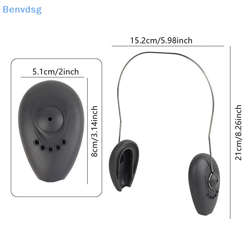 1 Cặp Vỏ Bọc Silicone Bảo Vệ Tai Chống Ồn Khi Nhuộm Tóc