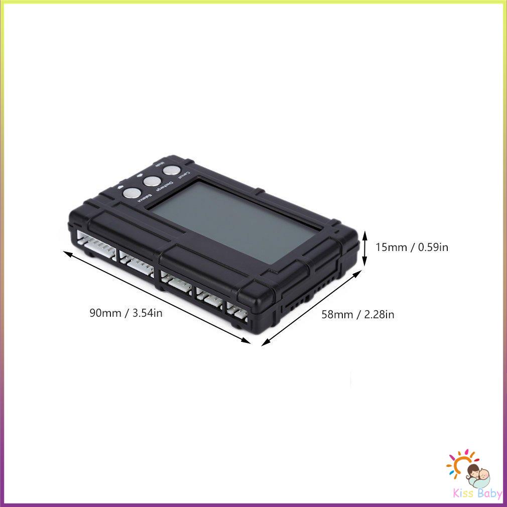 3 Trong 1 Màn Hình LCD Xả Cân Bằng Đồng Hồ Đo Cho 2-6S Lipo Li Fe Pin Kỹ Thuật Số Dung Lượng Máy Kiểm Tra Bộ Điều Khiển Bút Thử Điện