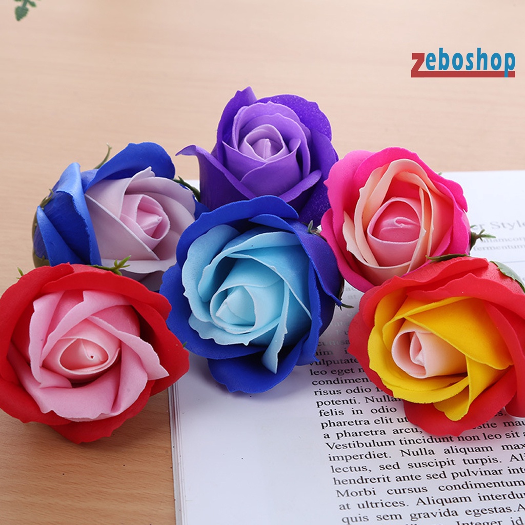 [ZEBO] 50 Bông Hoa Hồng Sáp Thơm 3 Lớp Quà Tặng Sinh Nhật / Valentine