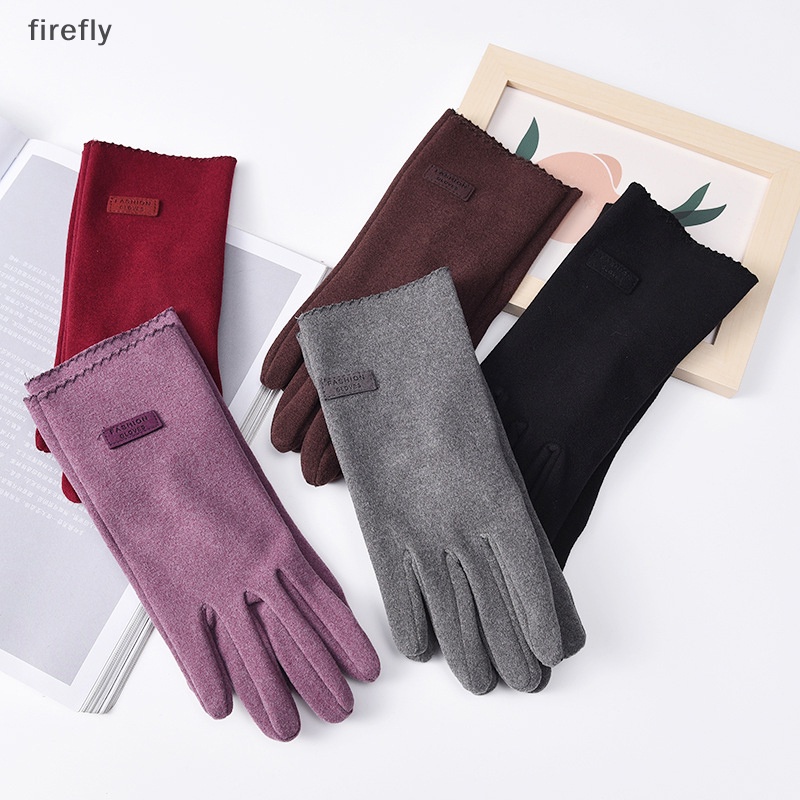 1 Đôi Găng Tay Lái Xe Máy / Đạp Có Thể Chạm Màn Hình Cảm Ứng Thời Trang Nữ