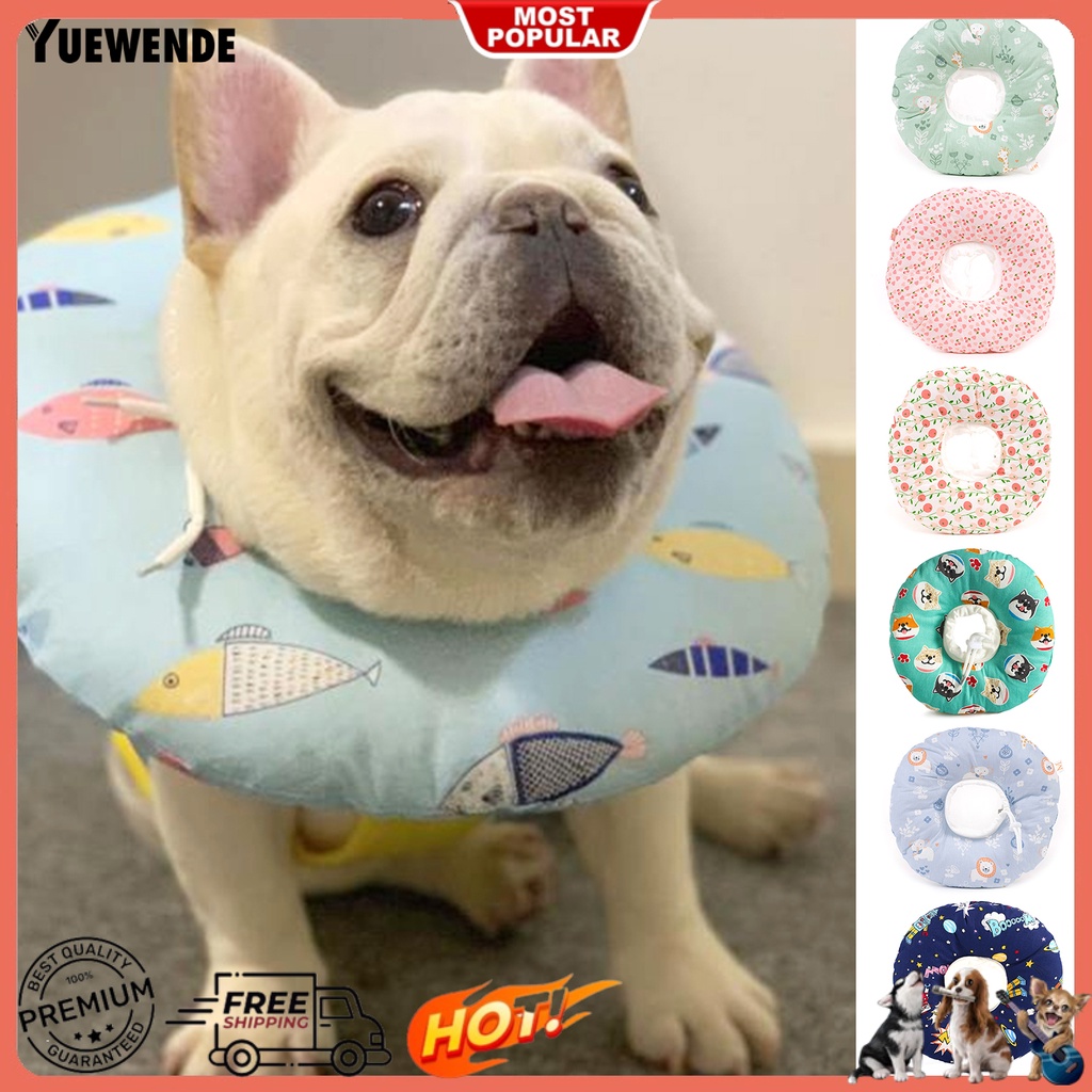 Yq.e Vòng Đeo Cổ Chống Cắn Chống Gàu Siêu Nhẹ Bảo Vệ Vết Thương Cho Thú Cưng Ngoài Trời