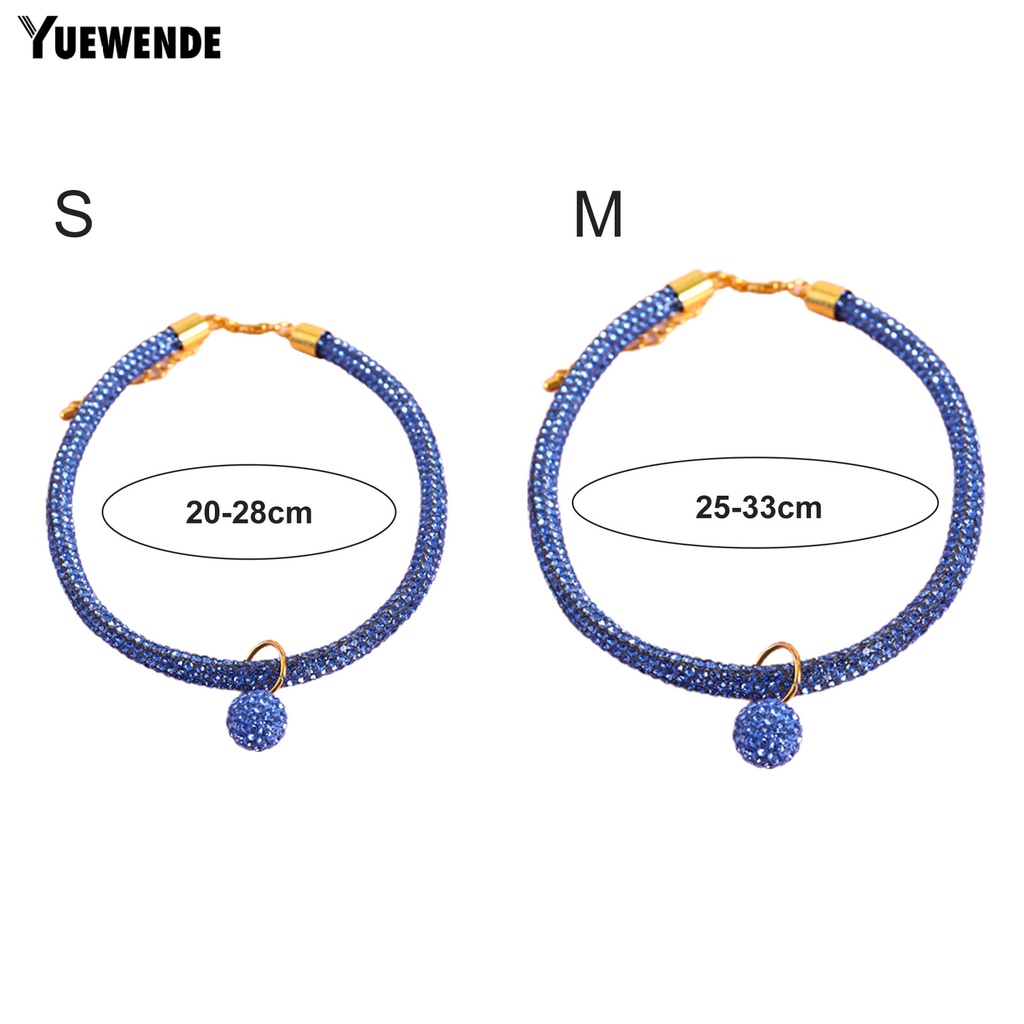 Vòng Cổ Nhiều Màu Sắc Đính Đá Cho Thú Cưng