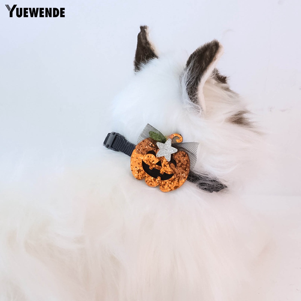 Vòng Cổ Họa Tiết Dơi Bí Ngô Cho Thú Cưng