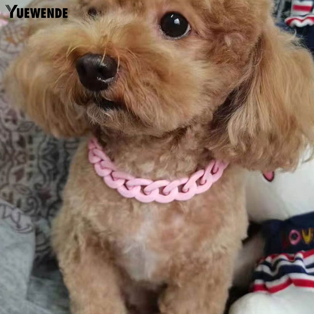 Yq.e Vòng Cổ Hình Học Màu Trơn Phong Cách Âu Mỹ Cho Thú Cưng