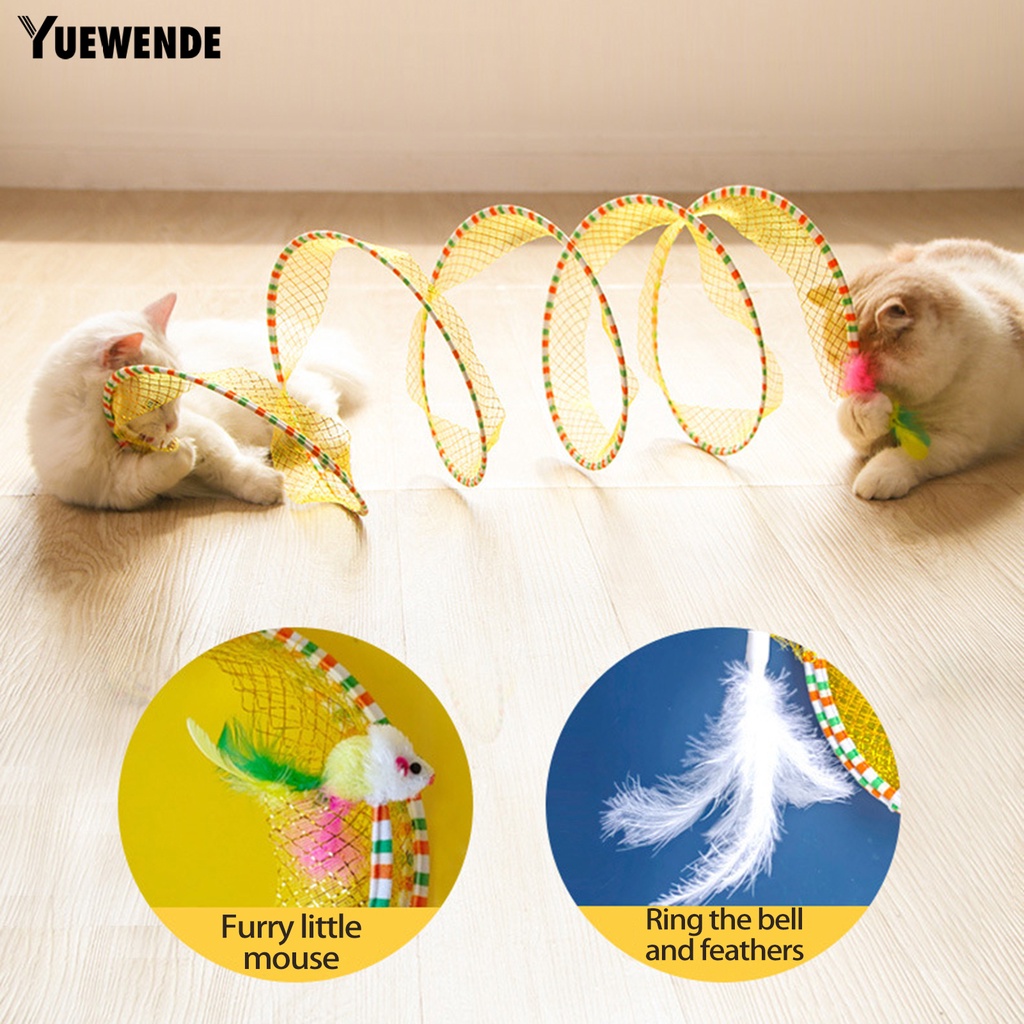 Đường Hầm Hình Chữ S Chống Trầy Xước Chống Ăn Mòn Cho Mèo Cưng