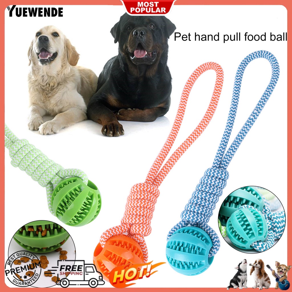 Đồ Chơi Dây Cao Su Gắn Bóng Cao Su Giúp Giữ Sạch Răng Chống Cắn Và Mài Mòn Cho Thú Cưng