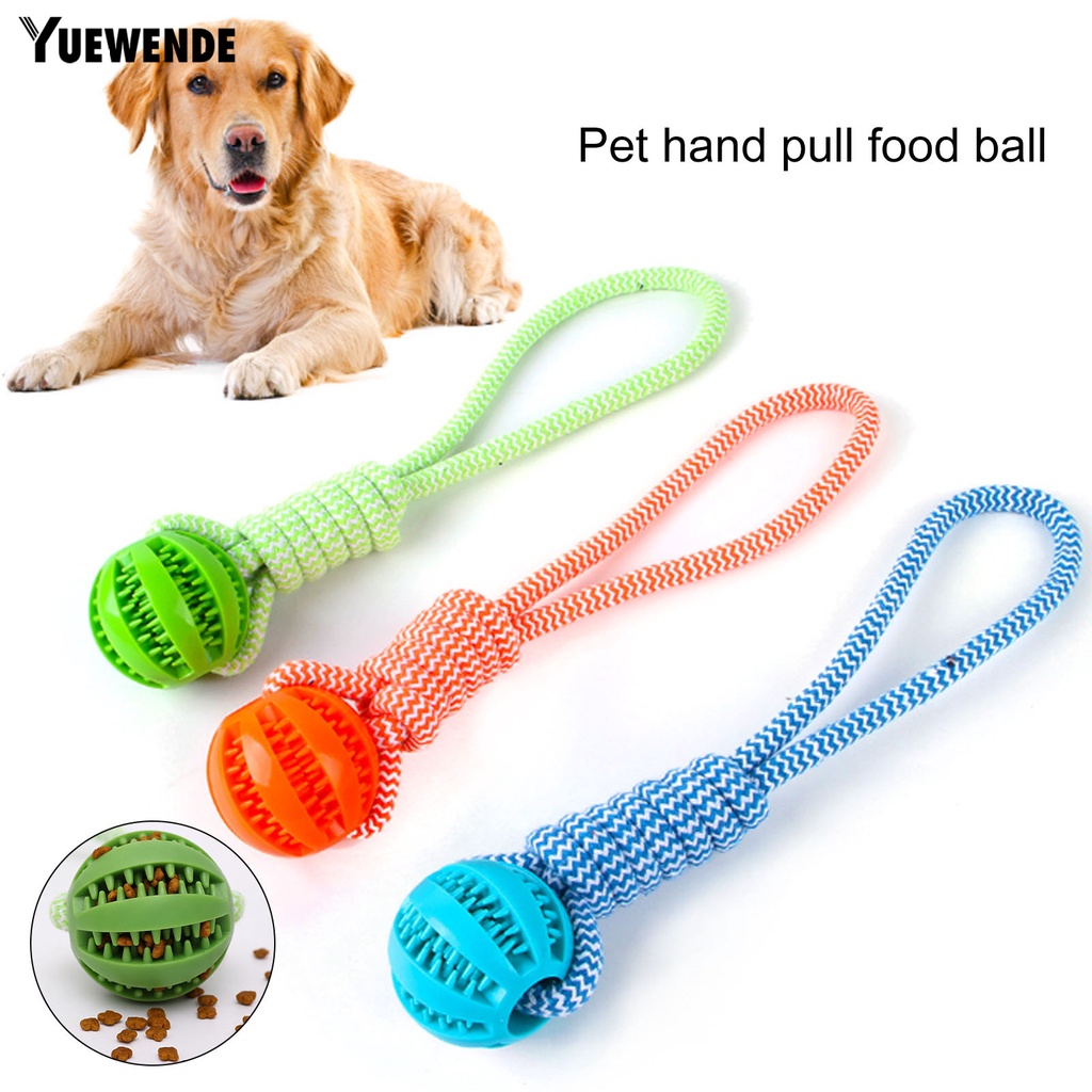 Đồ Chơi Dây Cao Su Gắn Bóng Cao Su Giúp Giữ Sạch Răng Chống Cắn Và Mài Mòn Cho Thú Cưng