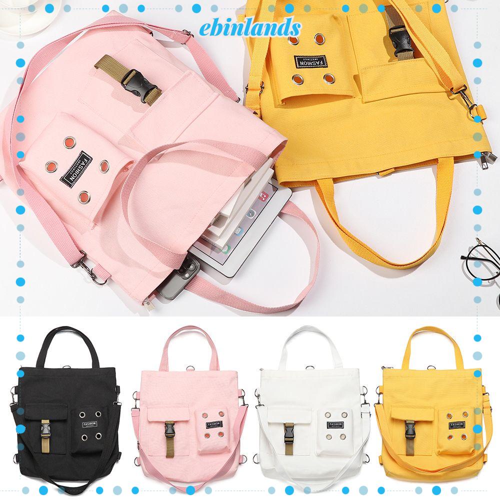 Túi Đeo Chéo Vai Vải Canvas Chống Thấm Nước Phong Cách Châu Âu Cho Nữ