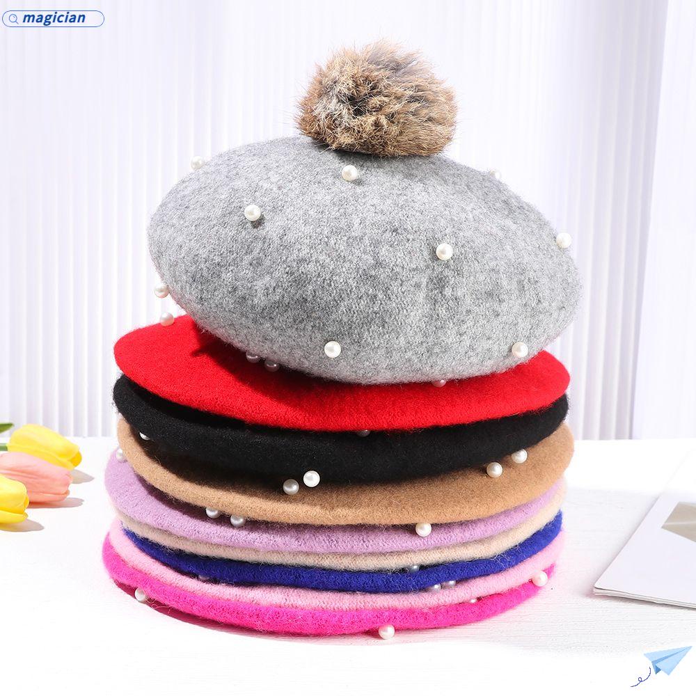 Mũ Nồi Bằng Lông Thỏ Phong Cách Vintage Cho Bé