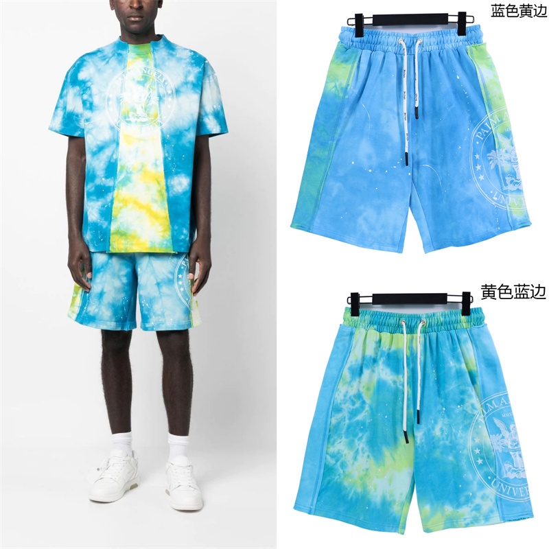 Quần Short Dáng Rộng In Chữ Palm Angels Thời Trang Mùa Hè 23SS Cá Tính Cho Nam