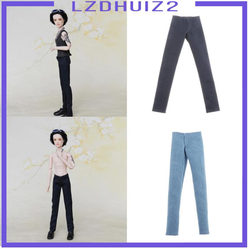 Quần Dài Màu Đen Cho Búp Bê Nam Tỉ Lệ 1 / 6