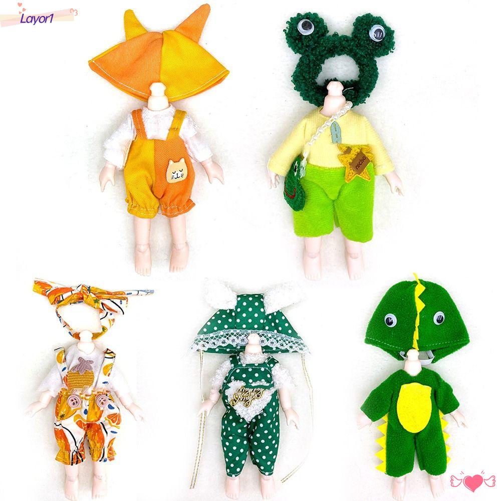 Đầm Xinh Xắn Dành Cho Búp Bê Ob11 Gsc 16~17cm LAYOR1 10 Kiểu