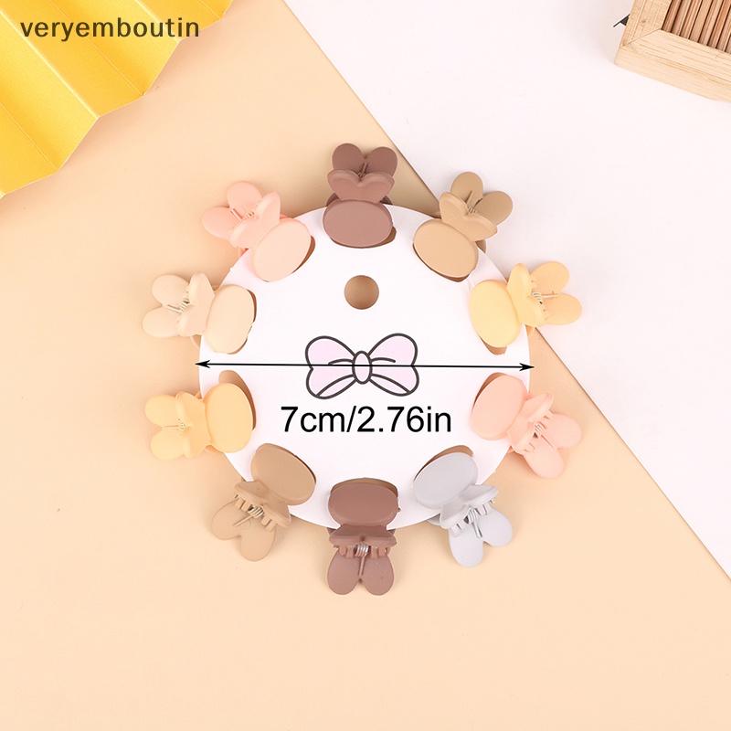 Set 10 Kẹp Tóc Càng Cua / Nơ / Ngôi Sao Nhỏ Dễ Thương Cho Bé Gái