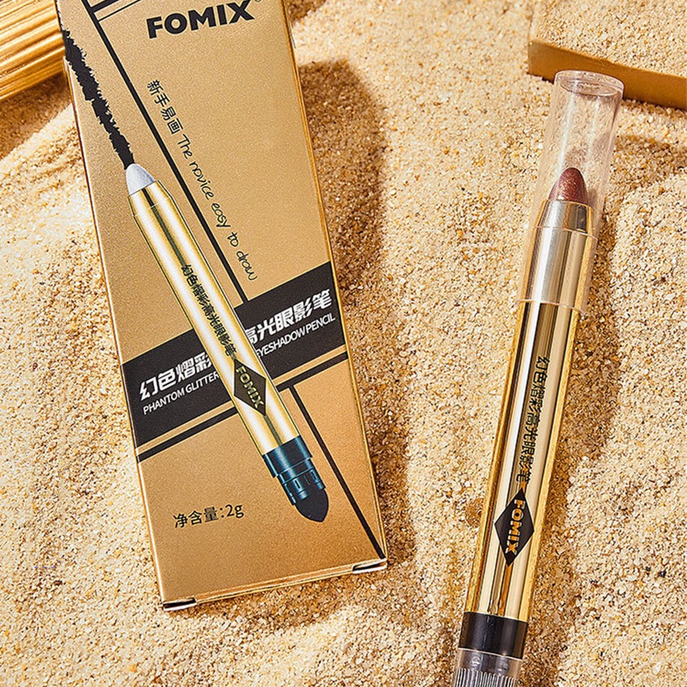 Thỏi phấn mắt hai đầu FOMIX 6 màu tùy chọn trang điểm mắt khói