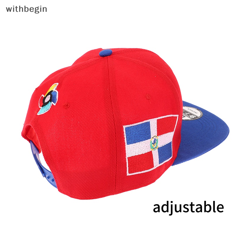 Mũ Lưỡi Trai Vành Phẳng Màu Đỏ / Đen Phong Cách Hip Hop Cá Tính Cho Nam