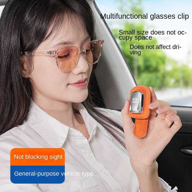 Phù Hợp Hộp Đựng Mắt Kính Có Kẹp Gắn Xe Hơi Mazda CX5 Angkesaila CX3 Atez CX4 Ma 6