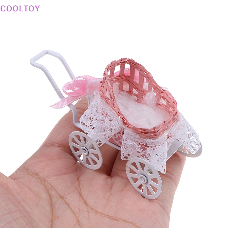 Cooltoy 1 Mô Hình Xe Đẩy Em Bé Mini Tỉ Lệ 1: 12 Trang Trí Nhà Búp Bê