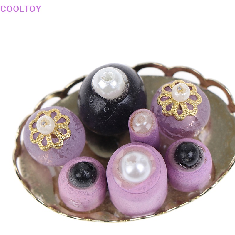 1 Bộ Khay Đựng Đồ Dùng Phòng Ngủ Cho Nhà Búp Bê Tỉ Lệ 1: 12