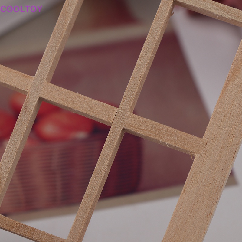 Cooltoy Bộ Khung Cửa Sổ 12 Nấm Tỉ Lệ 1: 12 Trang Trí Nhà Búp Bê