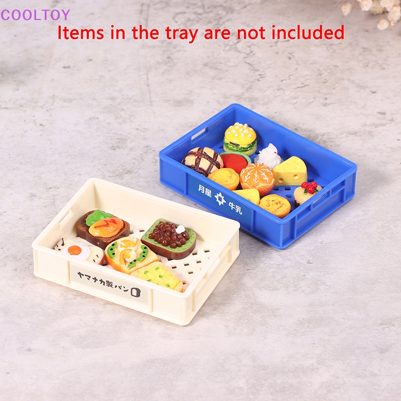 Giỏ Đựng Bánh Mì / Sữa / Nước Uống Trang Trí Nhà Búp Bê Tỉ Lệ 1: 12