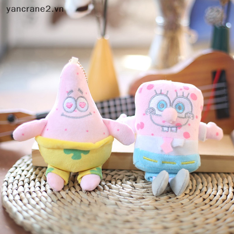 Búp Bê Nhồi Bông Đồ Chơi Mềm Mại Hình Spongebob Patrick Patrick Ngôi Sao Treo Ba Lô / Móc Khóa Trang Trí Xe Hơi {yancrane2.vn} Làm Quà Tặng Trẻ Em {Yanc