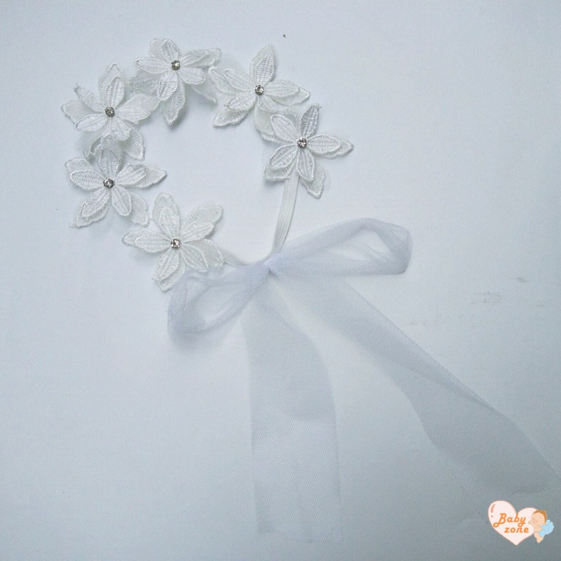 Băng Đô Ren Hoa Xinh Xắn Cho Bé Gái