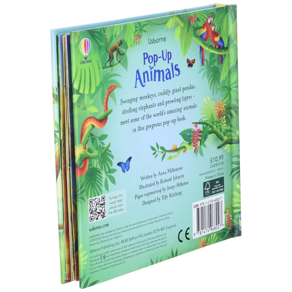 Sách Pop-Up Animals