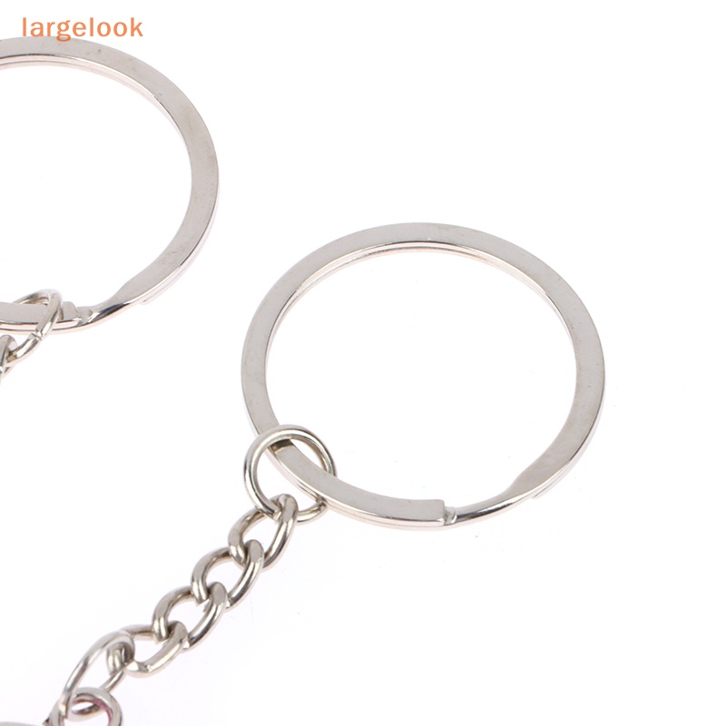 1 Cặp Móc Khóa Hợp Kim Kẽm Mạ Bạc Hình Trái Tim Sáng Tạo Thời Trang