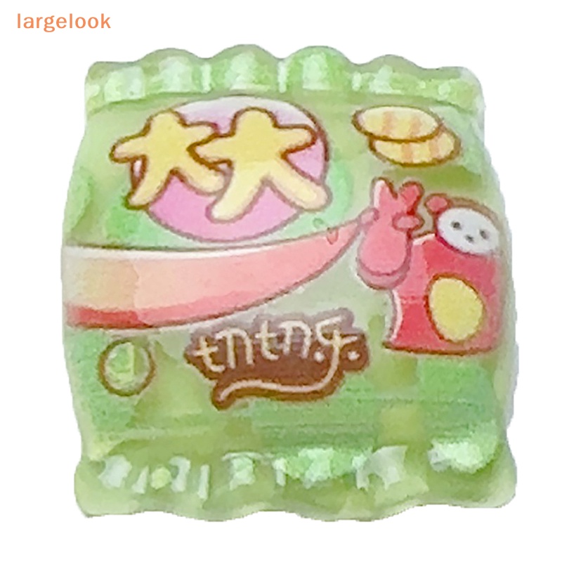 [Biglook] Set 5 Kẹp Tóc Trang Trí Điện Thoại / Giày Bằng Gel Resin Mini Màu Kẹo Phát Quang DIY