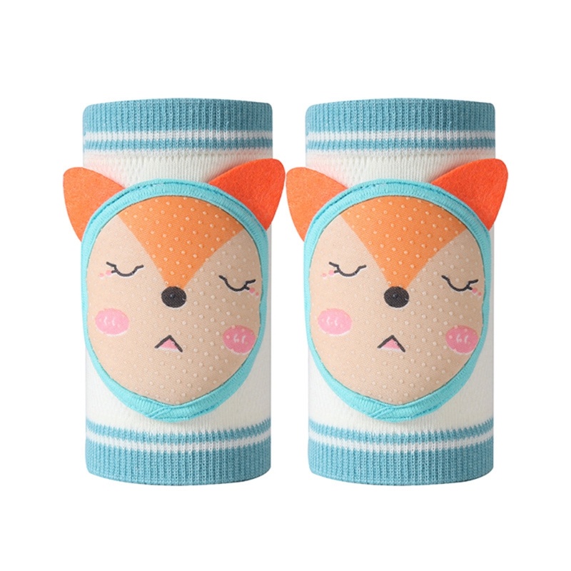 1 Cặp Đệm Bảo Vệ Đầu Gối Co Giãn Chống Trượt Cho Bé Tập Bò