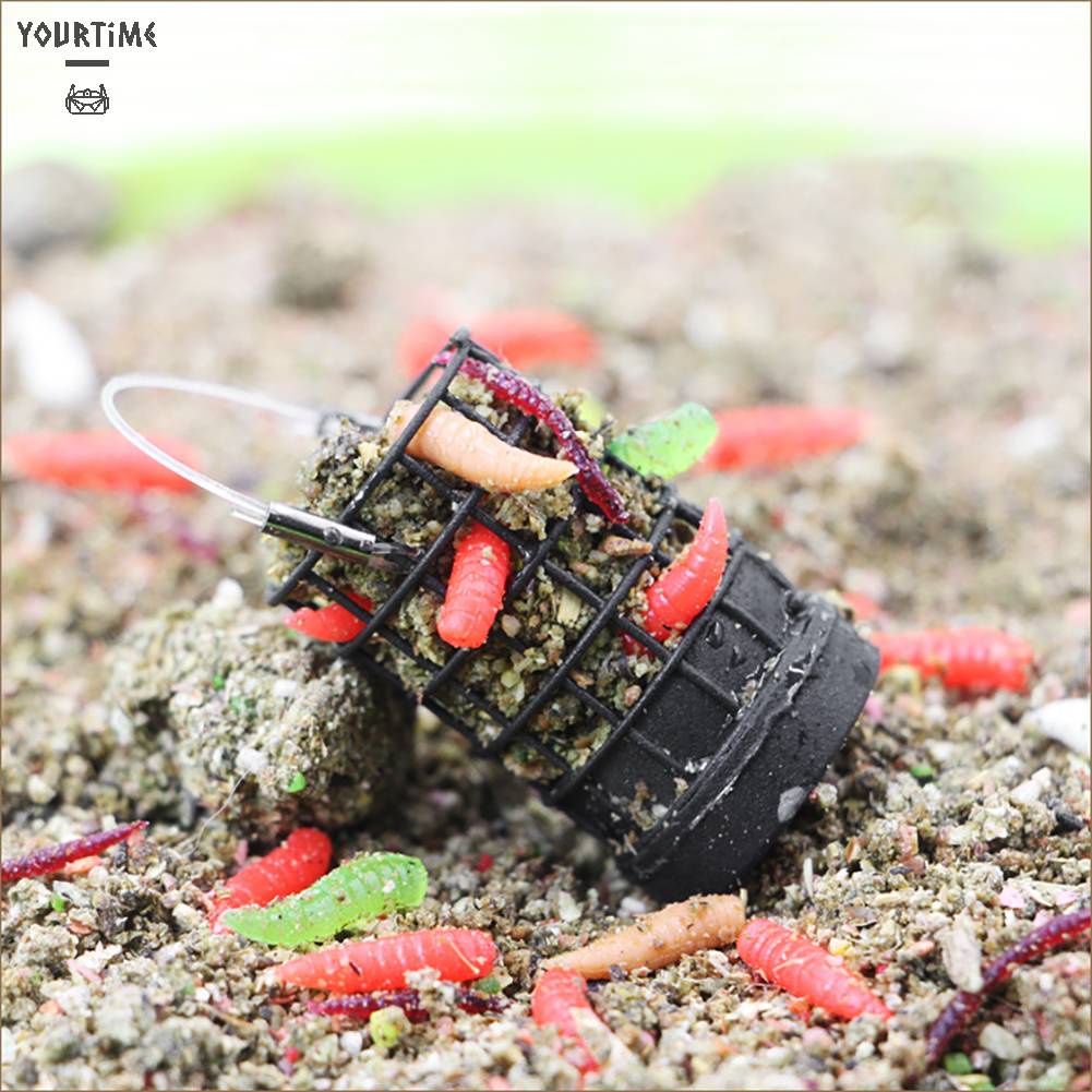 Set 10 Mồi Giả Nhử Cá Bằng Nhựa Nhiều Màu Sắc Gắn Kèm Móc Câu Tiện Dụng