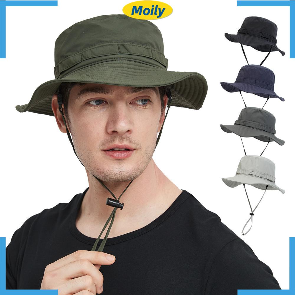 Mũ Vành Rộng Chống Nắng Nhanh Khô Có Thể Gấp Gọn Tiện Dụng Cho Nam Đi Câu Cá / Leo Núi