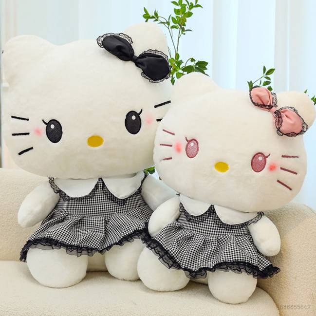 SANRIO Thú Nhồi Bông Hình Mèo Hello Kitty 55cm SY2 55cm Trang Trí Cho Bé Gái YS2