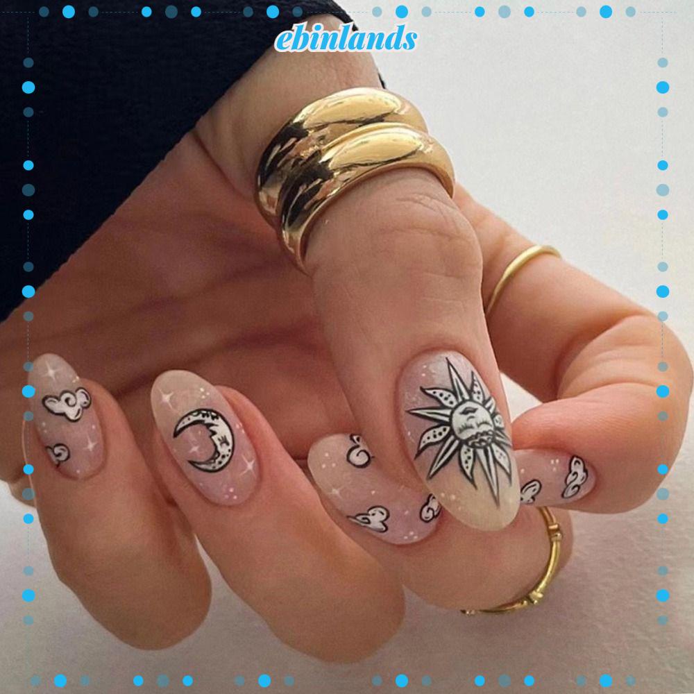 Set 24 Móng Tay Giả Có Thể Tháo Rời