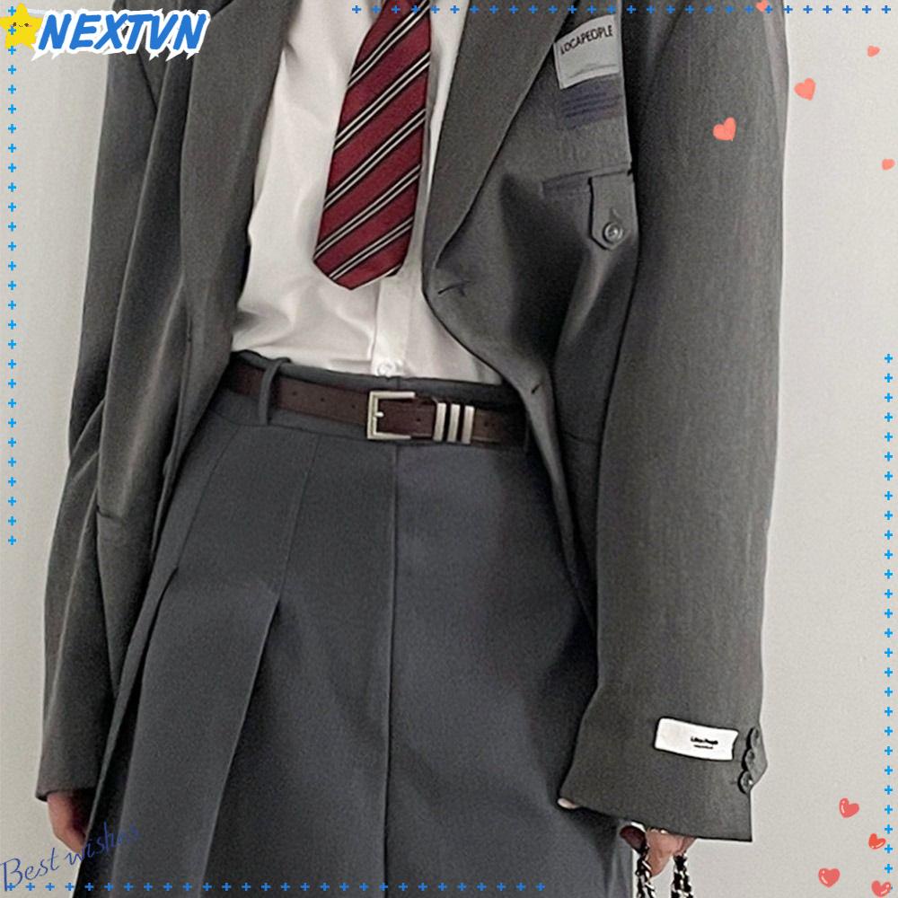 Thắt Lưng Khóa Kim Loại Thời Trang Cho Nữ