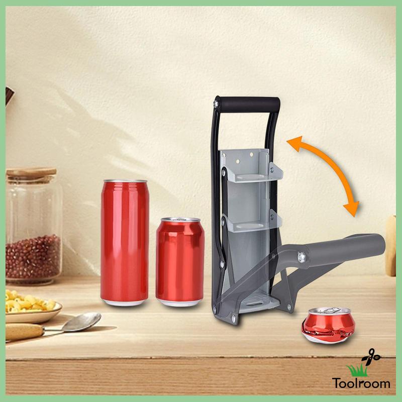 [Toolroom] Dụng Cụ Nghiền Lon Nước Mỏng Tái Chế Được Gắn Tường Cho Nhà Bếp