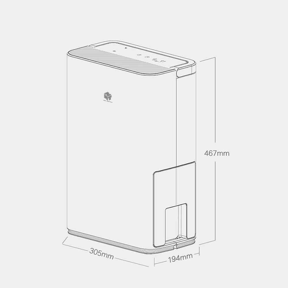 Máy hút ẩm không khí thông minh Xiaomi Mijia NEW WIDETECH 12L/18L - Bảo hành 6 tháng - Shop MI Ecosystem Authorized