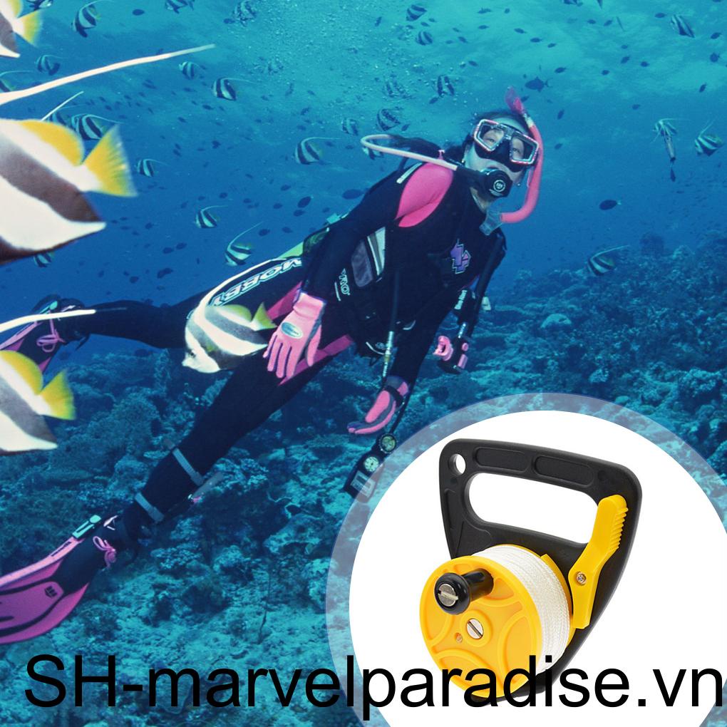 Bánh Xe Cuộn Dây Lặn Dưới Nước Có Tay Cầm Thông Dụng