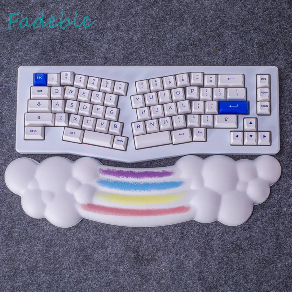 Đệm Cổ Tay Bấm Bàn Phím Máy Tính Giảm Đau Hình Đám Mây