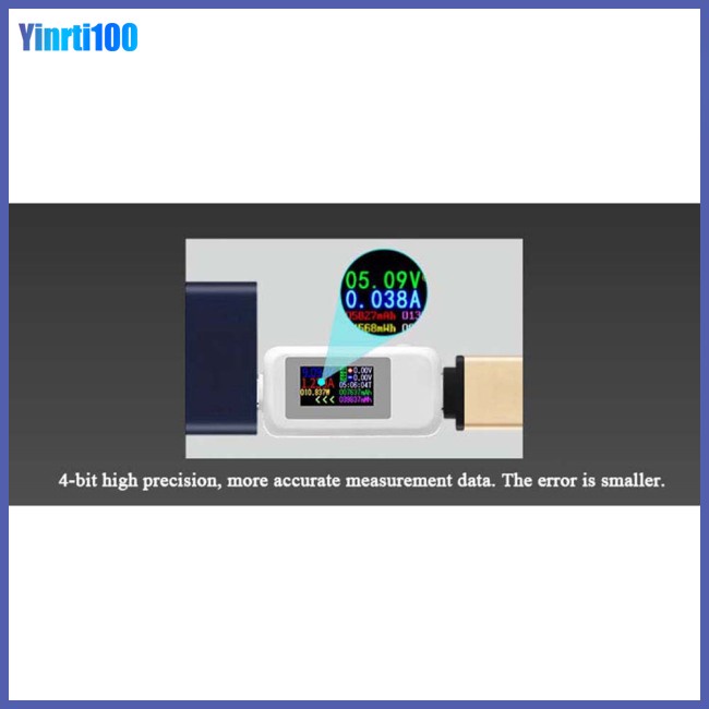 Thiết Bị Kiểm Tra Dòng Điện Màn Hình Màu Kỹ Thuật Số Usb Loại c 24-pin 0.96-inch