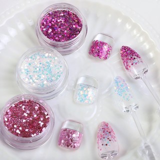 Hộp Sequin Lấp Lánh Trang Trí Móng Nghệ Thuật