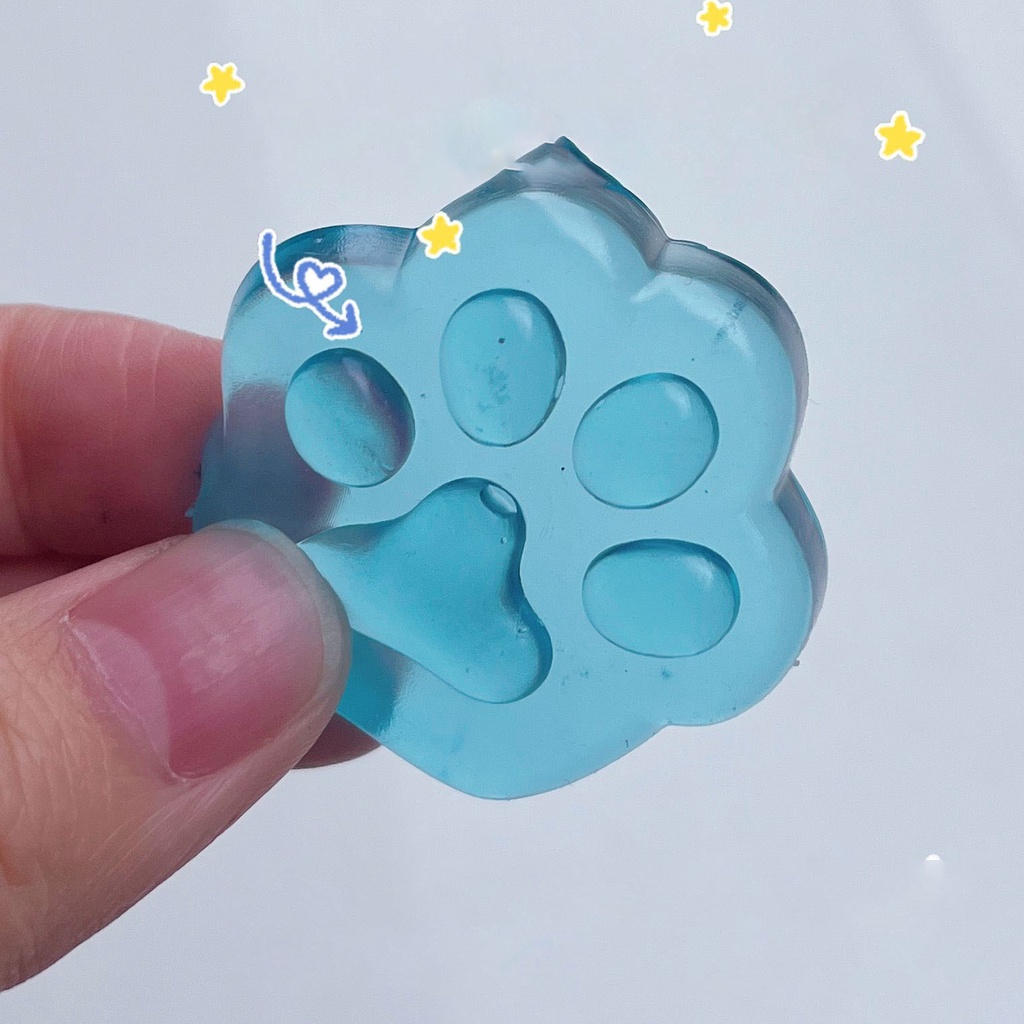 Đồ Chơi Squishy Hình Bàn Chân Mèo 3D Bằng Silicone Mềm Đồ Chơi Giảm Stress