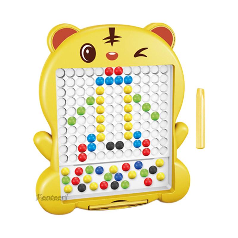 [Fenteer1] Bảng Vẽ Đồ Chơi Di Động Chấm Bi Di Động Giáo Dục Sớm Cho Bé Trai