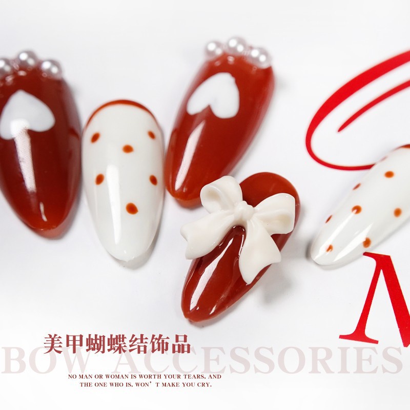 Đá Quý Resin, Bow, Hoa, Bướm, Trái Tim, Và nhiều hình dạng để trang Trí Móng 2023.