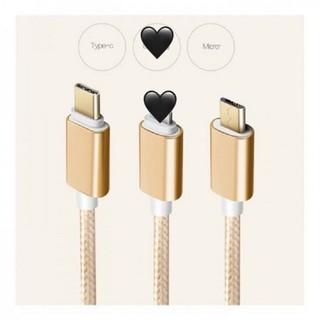 (Giá sỉ) Cáp sạc dây dù đa năng 3 đầu-Type C-Micro USB mẫu 1
