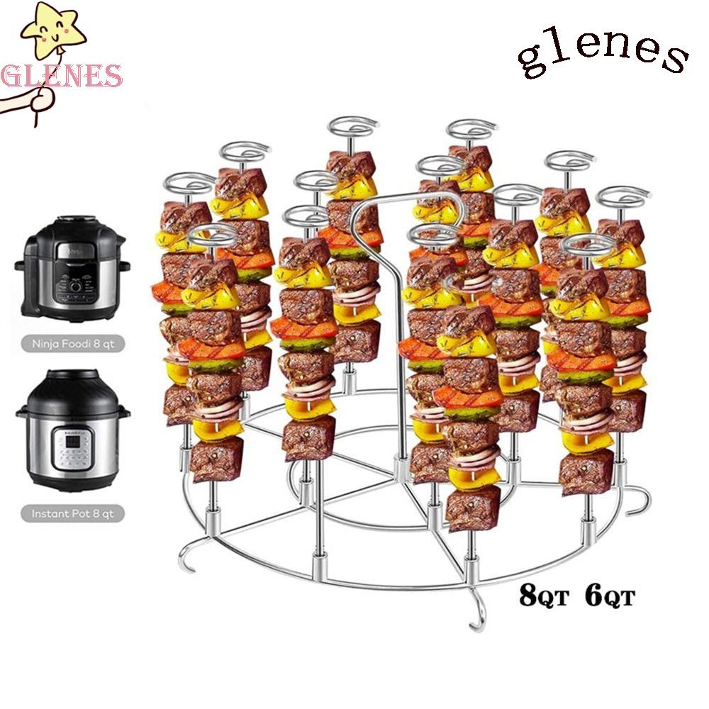 Vỉ Nướng BBQ Bằng Thép Không Gỉ 6 / 8Qt Kabob