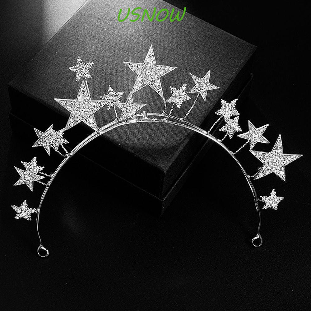 Vương Miện Nữ Hoàng Phong Cách Hàn Quốc Hợp Thời Trang|Phụ Kiện Trang Trí Tóc Cho Đám Cưới