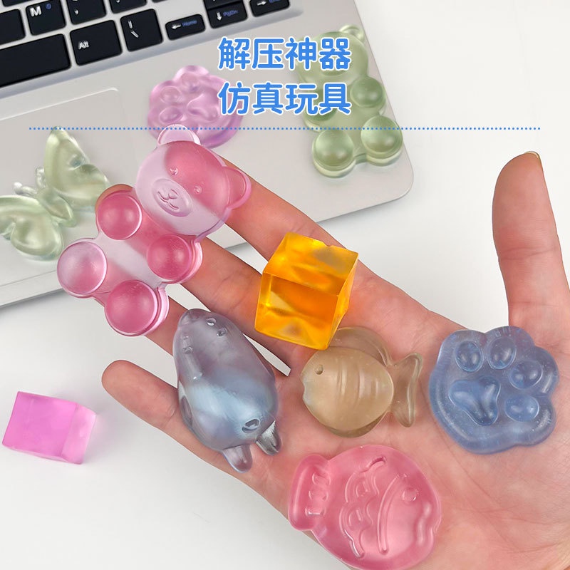 Đồ Chơi Khối Lập Phương Trong Suốt Phát Nhạc Hình Bàn Chân Mèo YL133