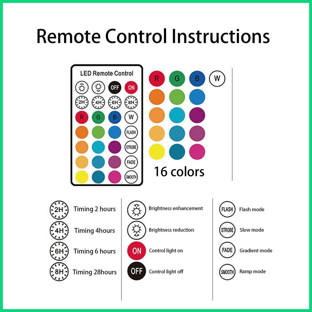 Đèn Năng Lượng Mặt Trời 34cm / 13inch RGB IP68 Chống Thấm Nước Thay Đổi Màu Sắc Độc Đáo