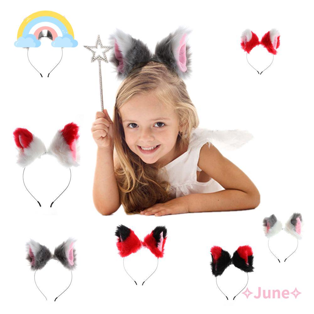 Kẹp Tóc Tai Mèo Mềm Mại Hóa Trang Tiệc Tùng Cho Nữ